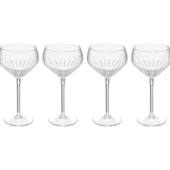 Lot de 4 verres à champagne 