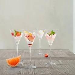 Lot de 4 verres à cocktail "Cocktail"