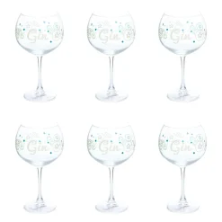 Lot de 6 verres à gin  "Stella"