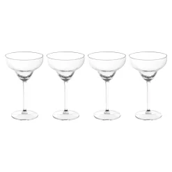 Lot de 4 verres à margarita