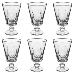Lot de 6 verres à vin  "Carmela"