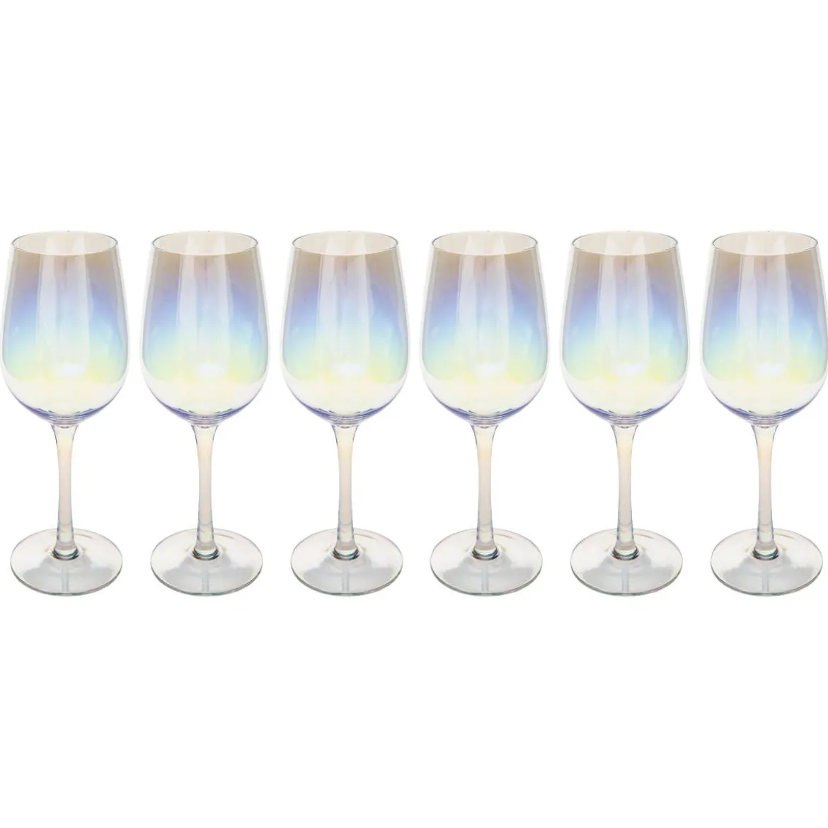 Lot de 6 verres à vin "Fantasy"