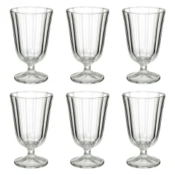 Lot de 6 verres à vin  "Julia"
