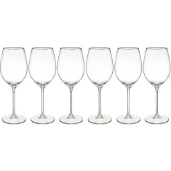 Lot de 6 verres à vin  "Lina"