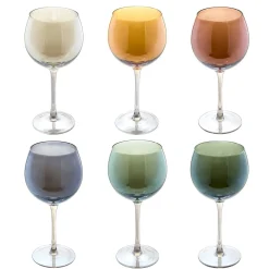 Lot de 6 verres à vin