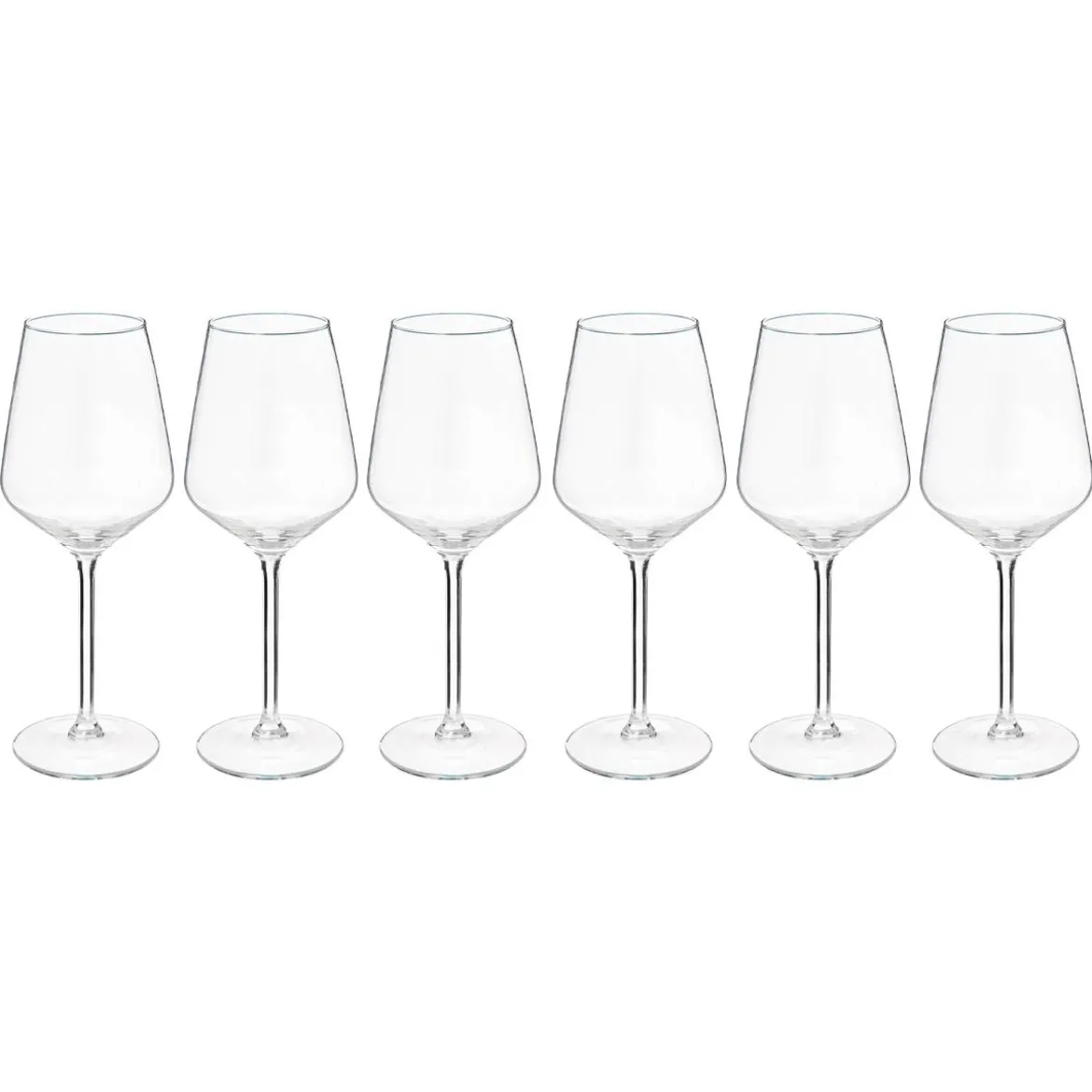 Lot de 6 verres à vin "Nora"