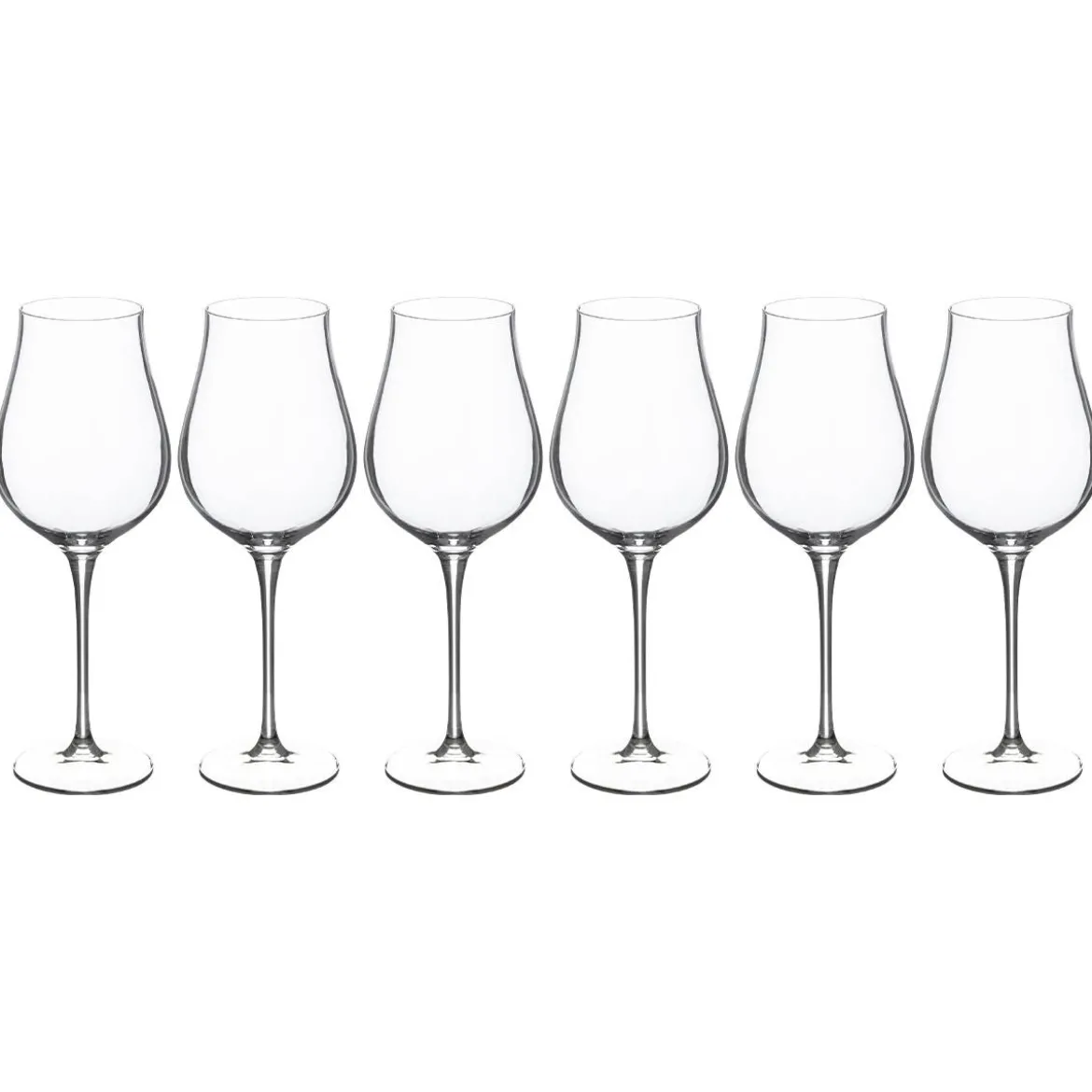 Lot de 6 verres à vin "Oriane"