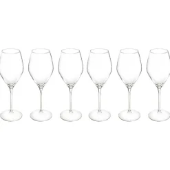 Lot de 6 verres à vin  "Silvia"