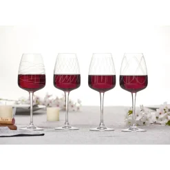 Lot de 4 verres à vin "Talia"