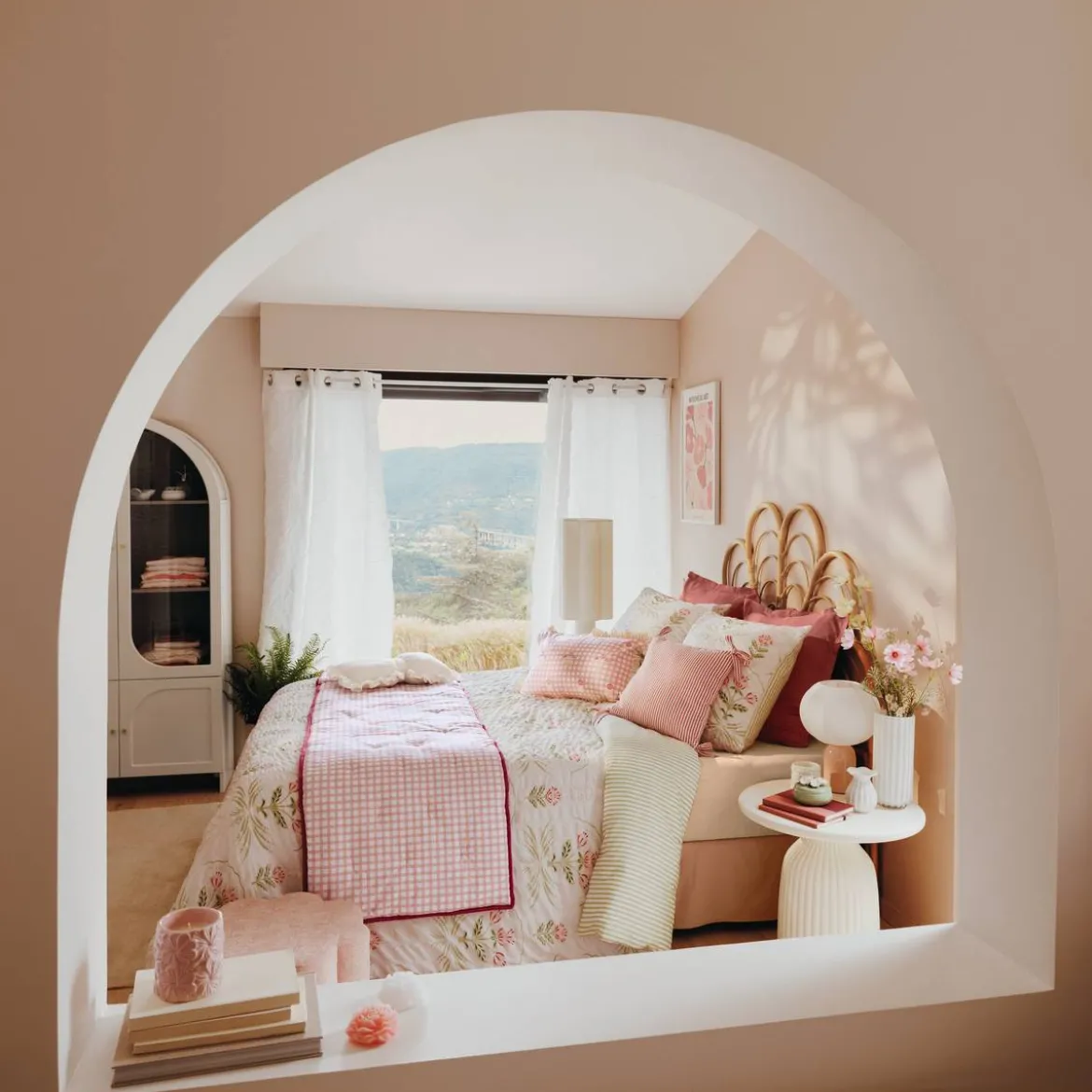 Matelas d'assise "Fleur de rose "