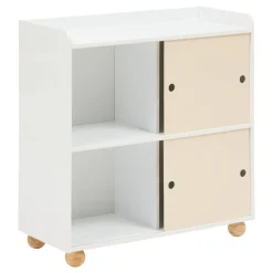 Meuble de rangement enfant 2 portes 1 niveau 