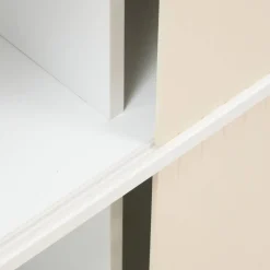 Meuble de rangement enfant 3 portes 2 niveaux 