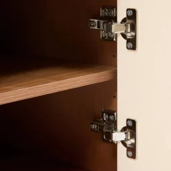 Meuble TV 2 portes 4 étagères 