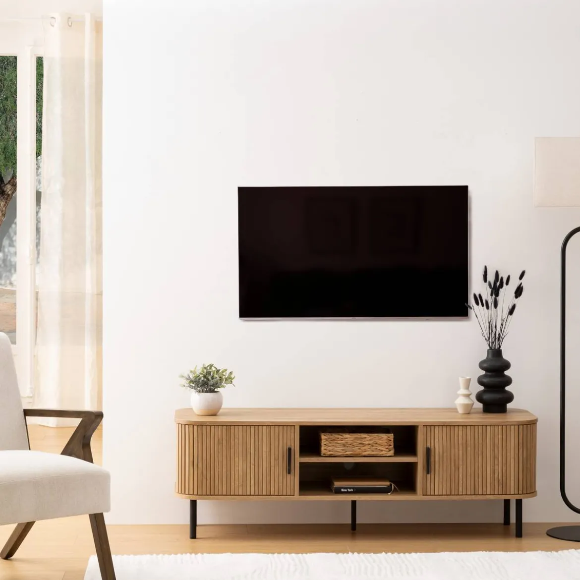 Meuble TV 2 portes "Colva"