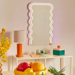 Miroir néon LED