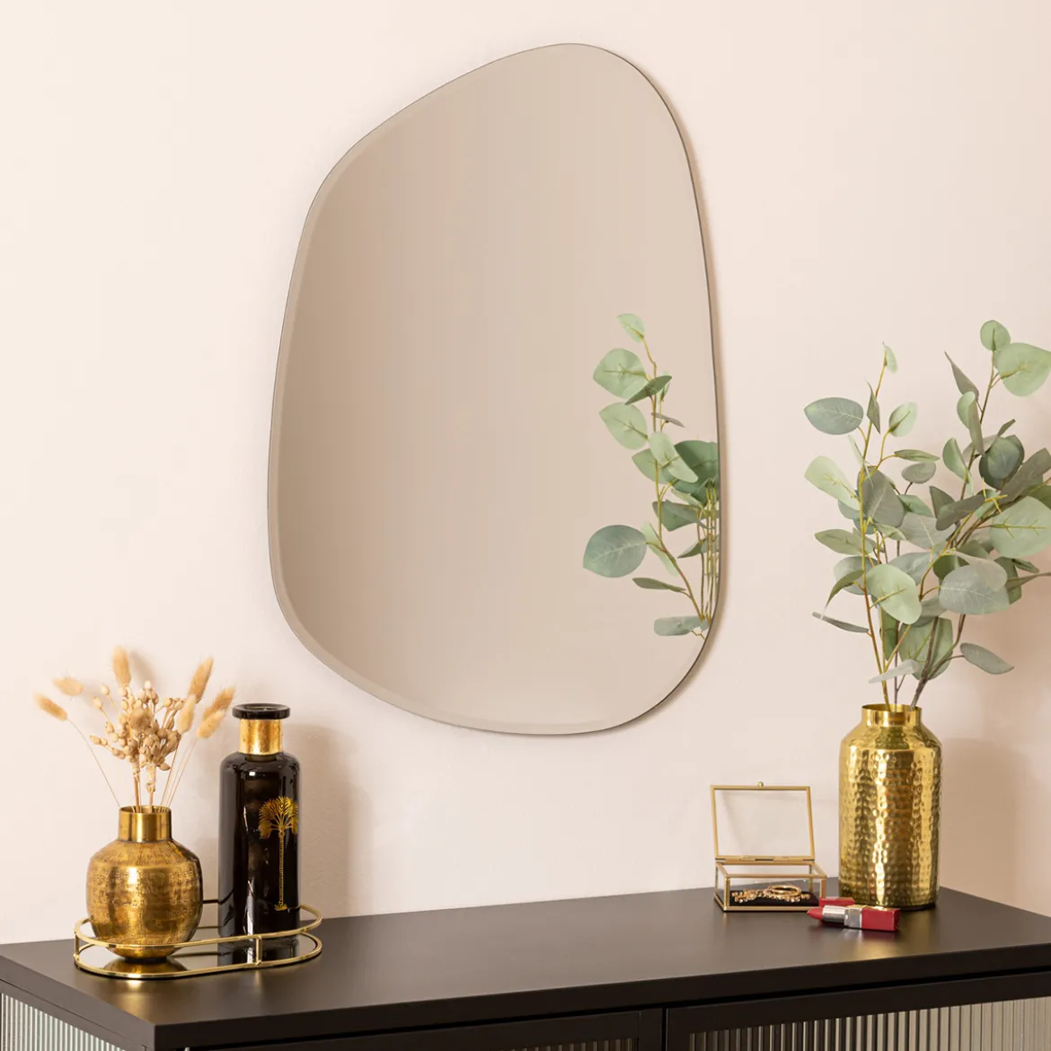 Miroir organique bisauté "Aidan"