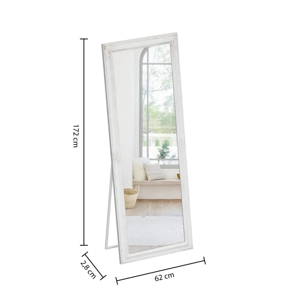 Miroir sur pied "Maya"