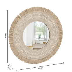 Miroir tressé "Celia"