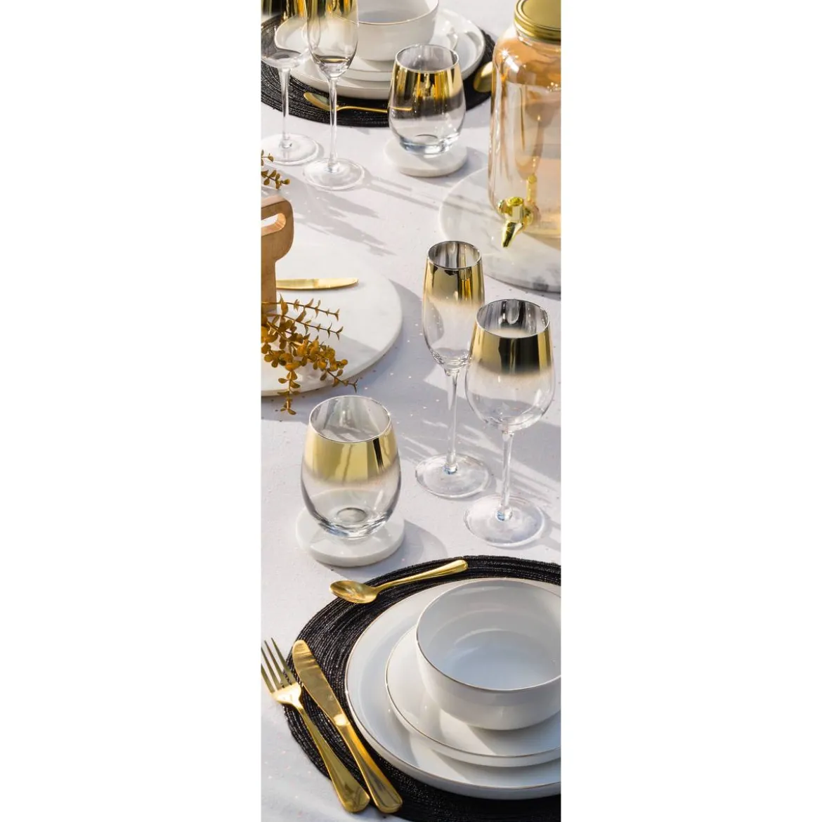 Ménagère 16 pièces "Gold"