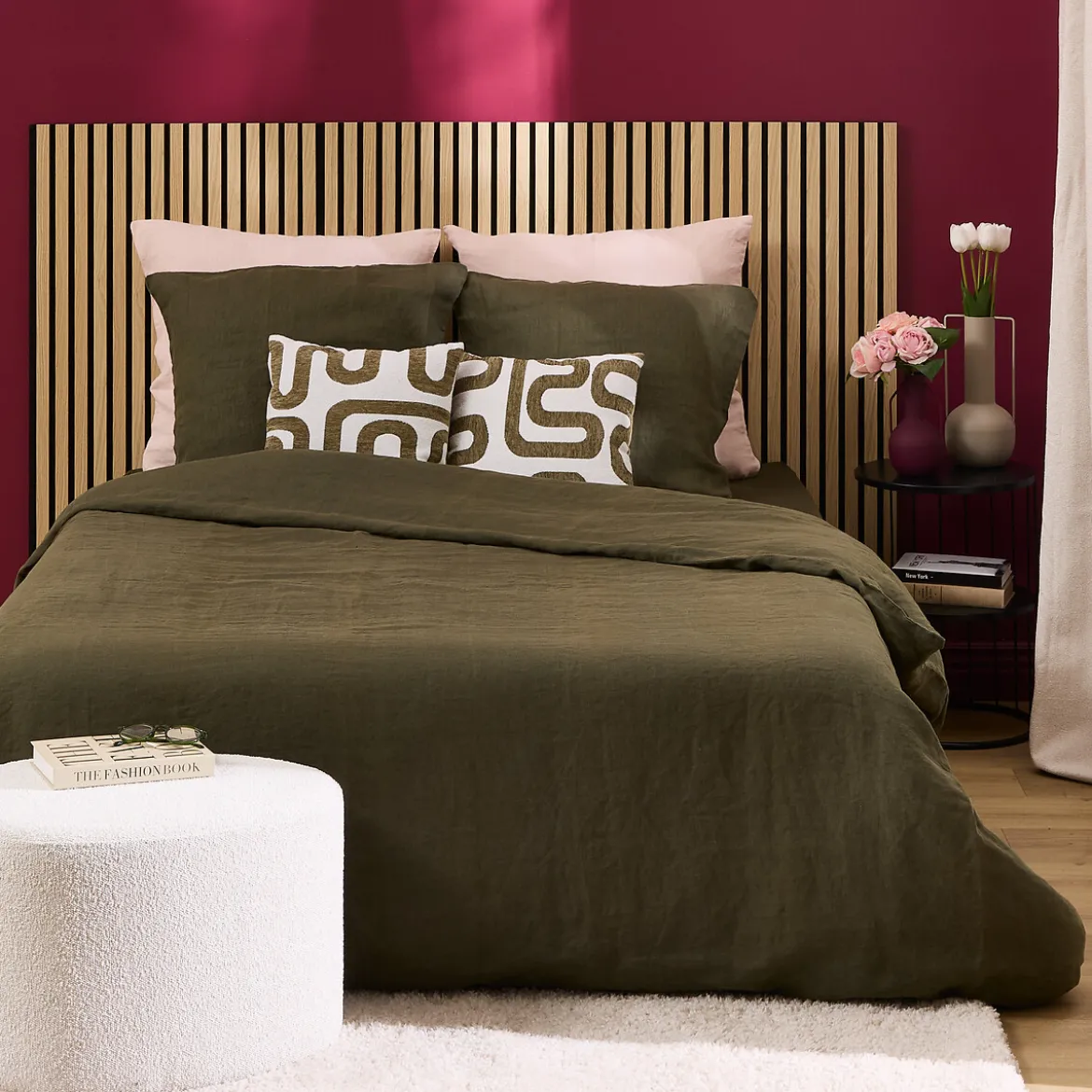 Panneau décoratif tasseaux bois "Colva"