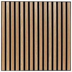 Panneau décoratif tasseaux bois