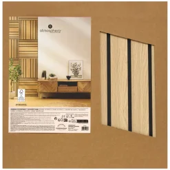 Panneau décoratif tasseaux bois "Colva"