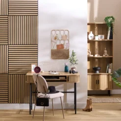 Panneau décoratif tasseaux bois "Colva"