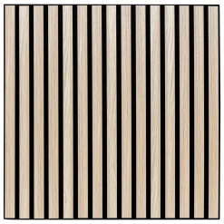 Panneau décoratif tasseaux bois 