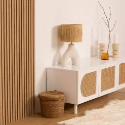 Panneau décoratif tasseaux bois 