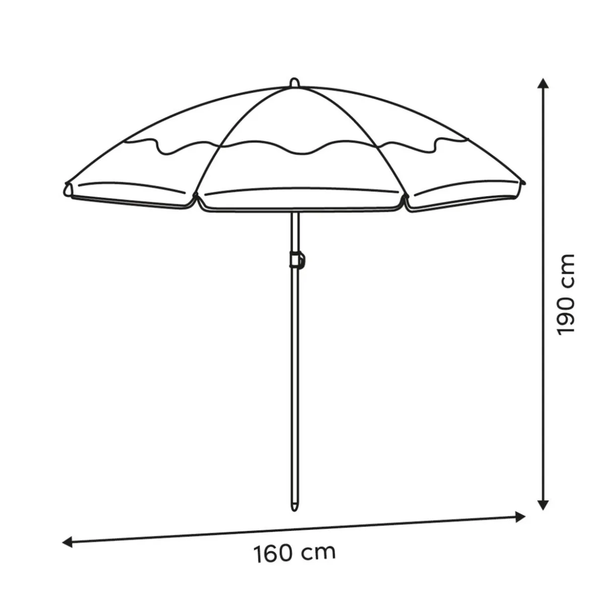 Parasol de plage "Poolside"