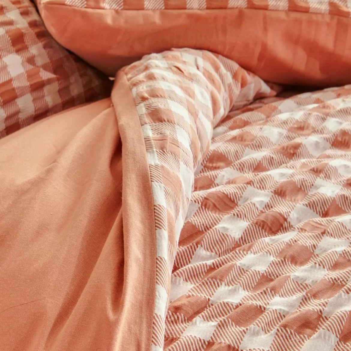 Parure de lit "Vichy"