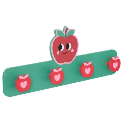 Patère 4 crochets "Pomme d'amour"