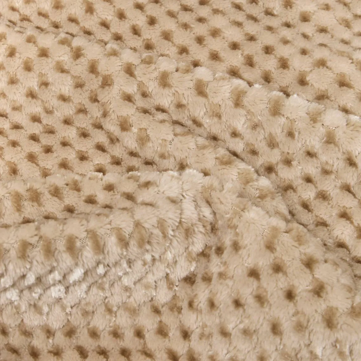 Plaid flanelle effet sherpa "Lyno"