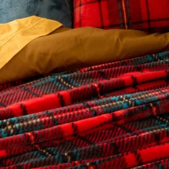 Plaid flanelle imprimé 