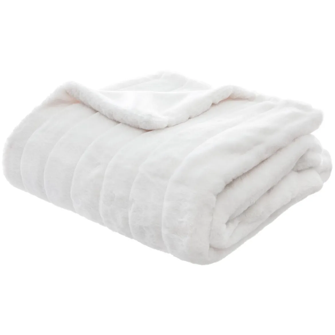 Plaid "Manoir" fausse fourrure