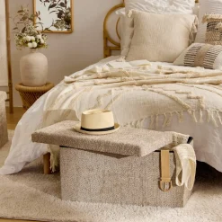 Pouf pliant double "Soana"