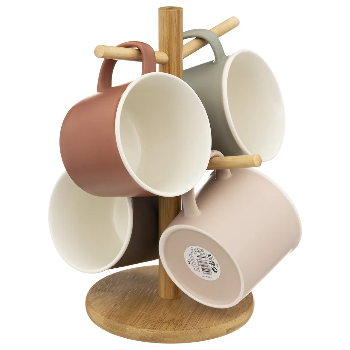 Rack 4 mugs "Nature"