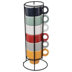 Rack 6 tasses  