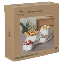 Service apéritif 5 pièces "Rio"