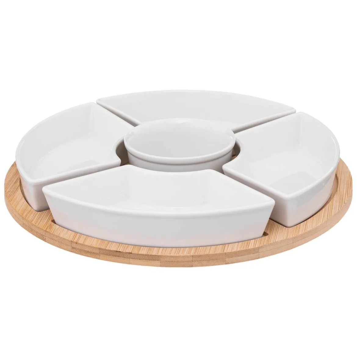 Service apéritif 6 pièces rond "Rio"