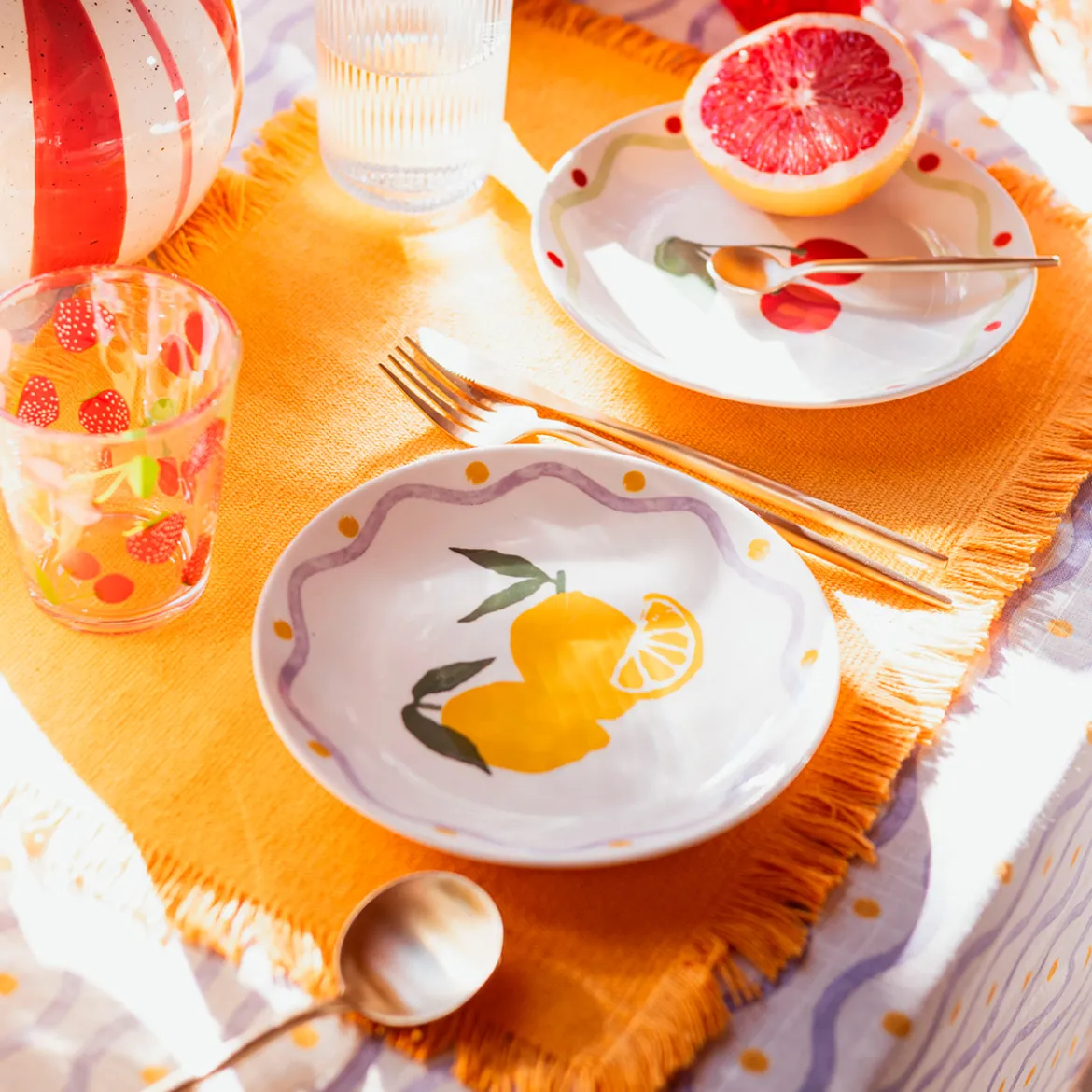 Service de table "Charlie" et "Fruity"
