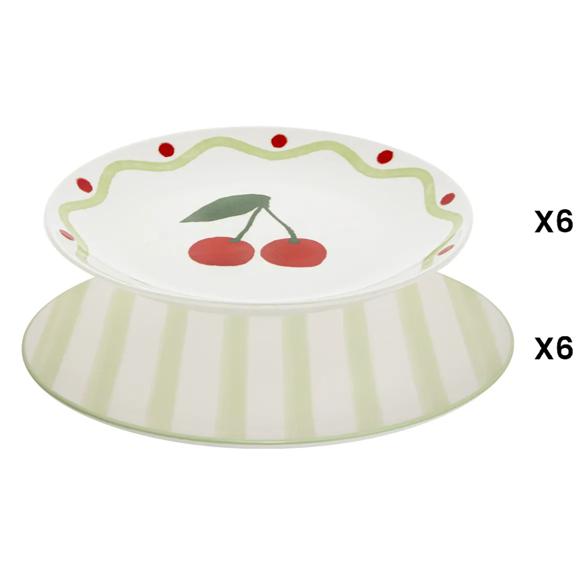 Service de table "Charlie" et "Fruity"