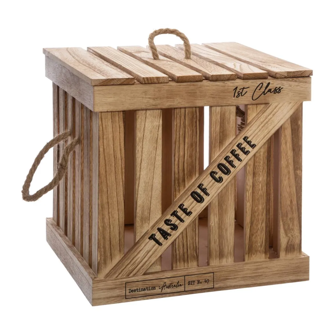 Set de 3 boîtes cagettes "Colonial"