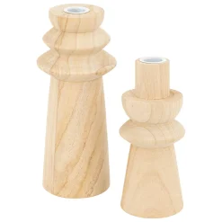 Set de 2 bougeoirs 