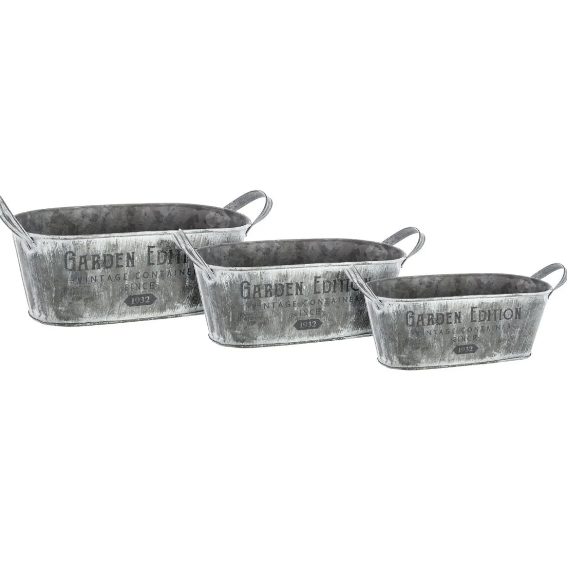 Set de 3 jardinieres