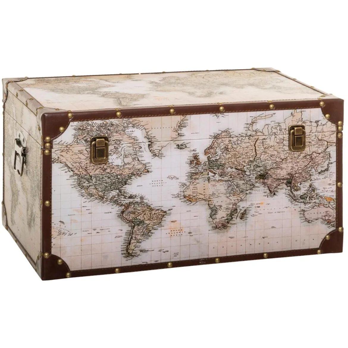 Set de 4 malles "Map Monde"