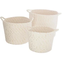 Set de 3 paniers 
