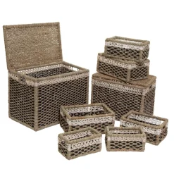 Set de 8 paniers rectangulaires