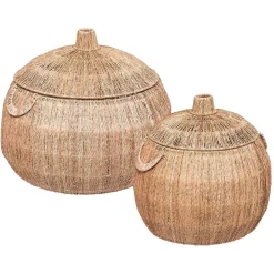Set de 2 paniers ronds