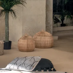 Set de 2 paniers ronds